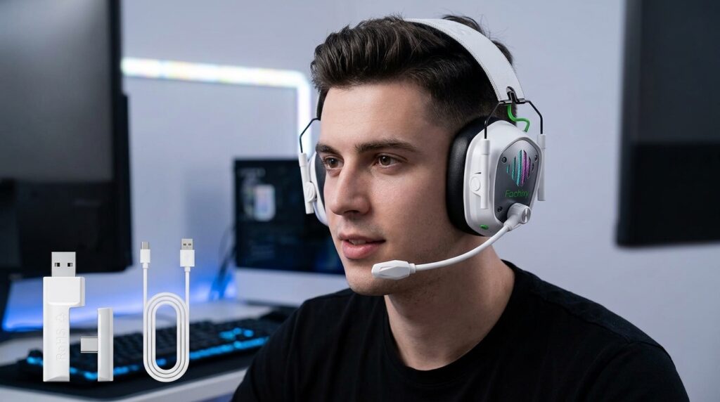 Fachixy VK81 Wireless Gaming Headset Review – Best Budget Gaming Headphones 2026 i